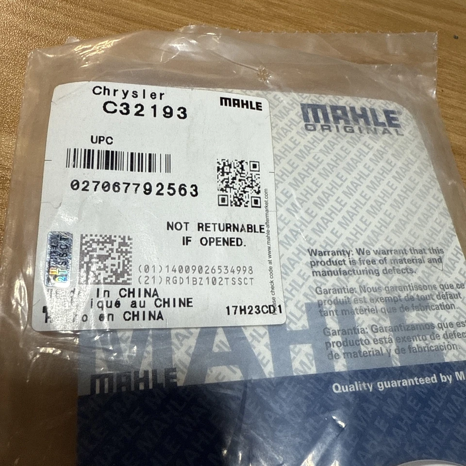 Sello termostato refrigerante motor MAHLE C32193 Foto 2 de 3