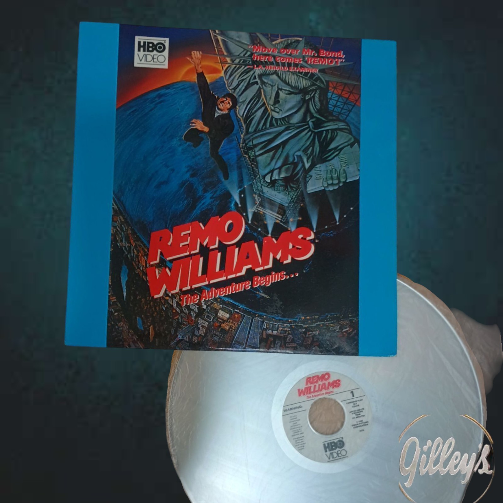 Remo Williams The Adventure Begins Laserdisc J.A. Preston George Coe Laser disc