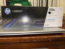 Genuine HP LaserJet 410A Black Laser Toner Printer Cartridge CF410A - New Sealed