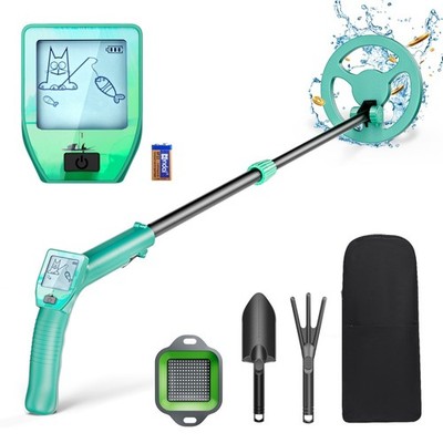 Metalldetektor Kinder Mit LCD Rucksack Goldsucher Goldmünzen Golddetektor Blau