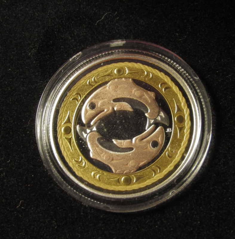 2010  CANADA   $3 DOLLAR  SILVER  .."RETURN OF THE TYEE".. RCM  COA# 04130/15000