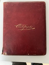 VICTORIAN AUTOGRAPH/FRIENDSHIP ALBUM 1896-1901. EDGEHILL COLLEGE