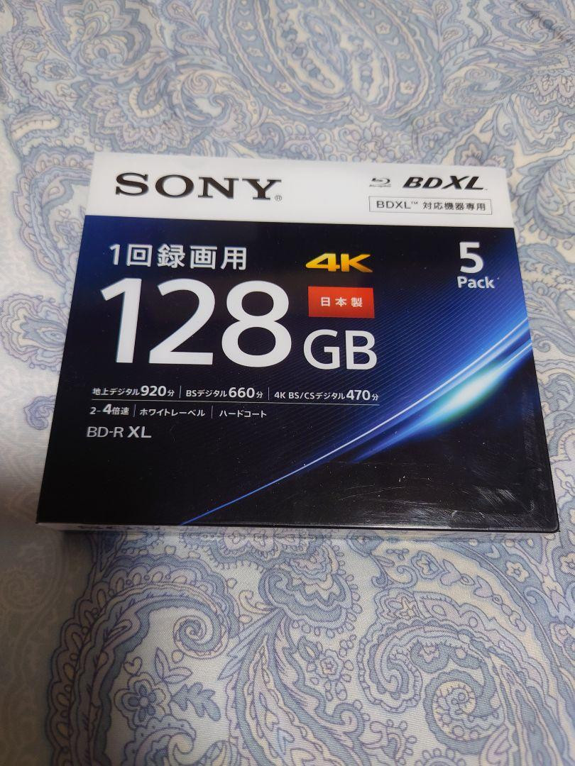 SONY Blu-ray Disc 128GB 5BNR4VAPS4 5pack BD-R XL 4x Speed