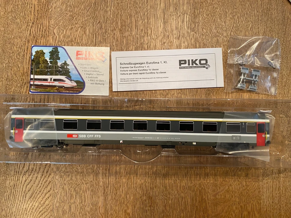 Piko H0 Expert 58537 Express Train Car Eurofima 1. Class of SBB *ORIGINAL PACKAGING* - Image 4 of 4