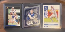 Josh Allen 3 Card Lot. Hype Chronicles & Pinnacle. Buffalo Bills Free Shipping