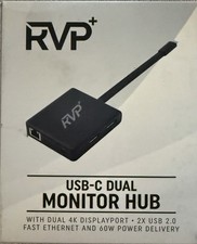 USB C Docking Station Dual Monitor Display Port. RVP-601
