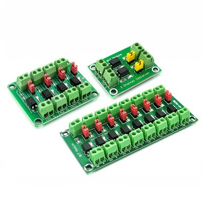 2-way/4/8-way Voltage Isolation Board PC817 Optocoupler Control Transfer Module