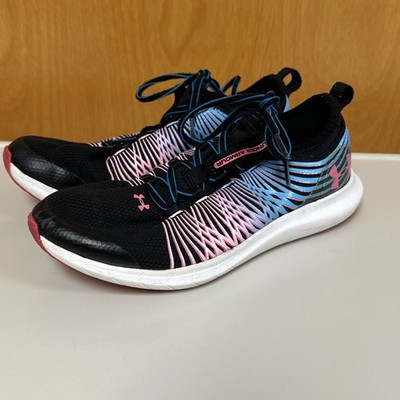 Under Armour Girls Infinity 2  Black Running Shoes Sneakers Size 6Y 3022090 001