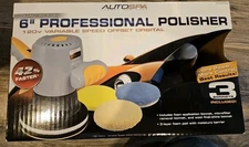 AUTO-SPA 6" Professional Dual-Action Orbital Polisher 120V Variable Speed Offset