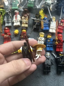 Lego Ninjago Minifigure Sensei Wu Black Robe The Golden Weapons 2255 Ninja WH25