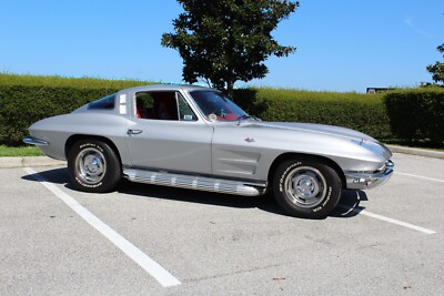 1964 Chevrolet Corvette Stingray silver | POSTER 24 X 36 INCH | classic car