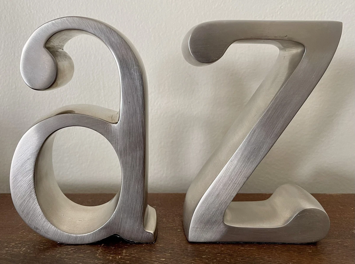 Letter A Z Bookends