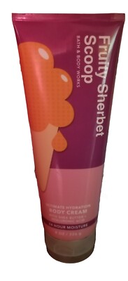 New Bath & Body Works Fruity Sherbet Scoop Body Cream