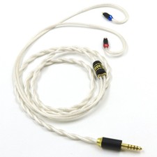 Gold Palladium Cable Graphene OCC Silver Plated Headphone Cable 2Pin 0.78 MMCX