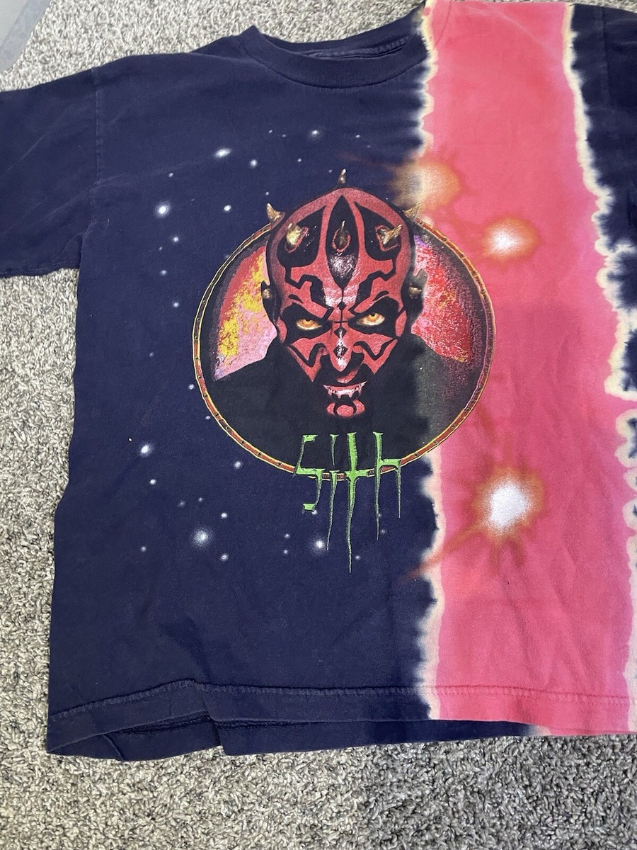 Vintage Star Wars Darth Maul T Shirt Sith Tie Dye Sz L Lucas Vintage Star Wars Darth Maul T Shirt Sith Tie Dye Sz L Lucas