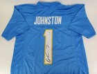 Quentin Johnston Signed Los Angeles Chargers Jersey (Beckett) 2023 1st Round Pk — photo 2