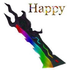 CHROMA ELDERWOOD BLADE🖤🧡🌈FAST DELIVERY🖤🧡🌈MM2 MURDER MYSTERY 2 ROBLOX GODLY