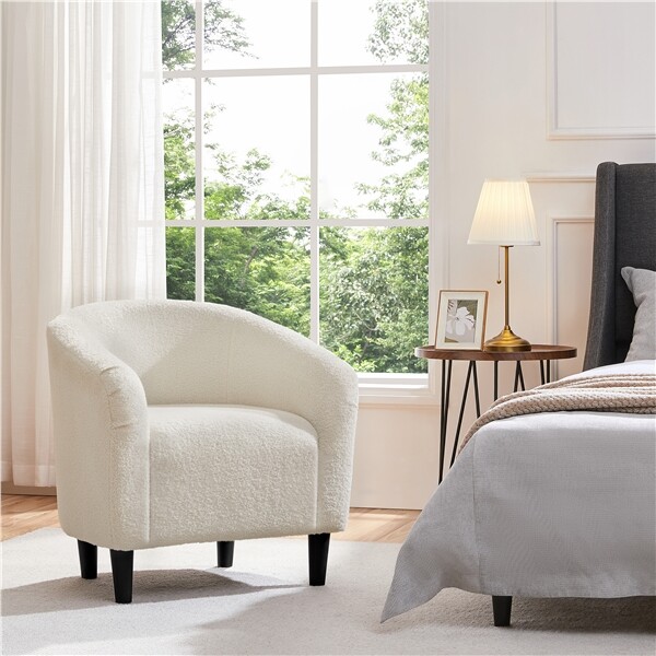 Sedia vasca poltrona loop club sedia soggiorno sala da pranzo reception  avorio