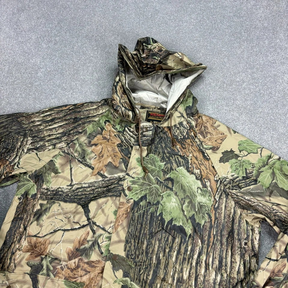Chaqueta Realtree Adulto Medio Verde Ropa de Trabajo Caza Camuflaje Exterior Capucha Abrigo Hombres Foto 3 de 4
