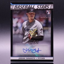 2020 Topps Baseball Stars Autographs Jordan Yamamoto Rookie #BSA-JY /199 Black