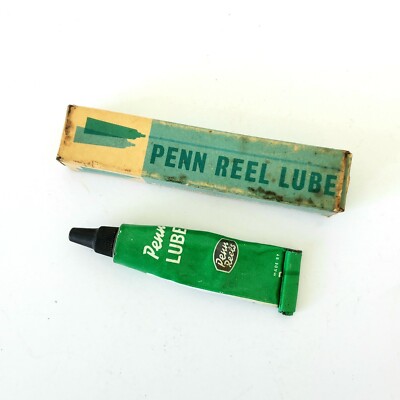 Vintage Penn Reel Lube With Box