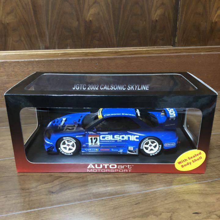 ミニカー AUTOart 2002 Calsonic Skyline 1/18 AUTOart 1/18 JGTC 2002 Calsonic Skyline Undisplayed item | eBay