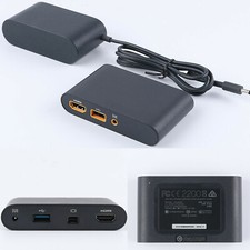 Caja de enlace de realidad virtual para auriculares HTC Vive VR con piezas de cable adaptador de corriente