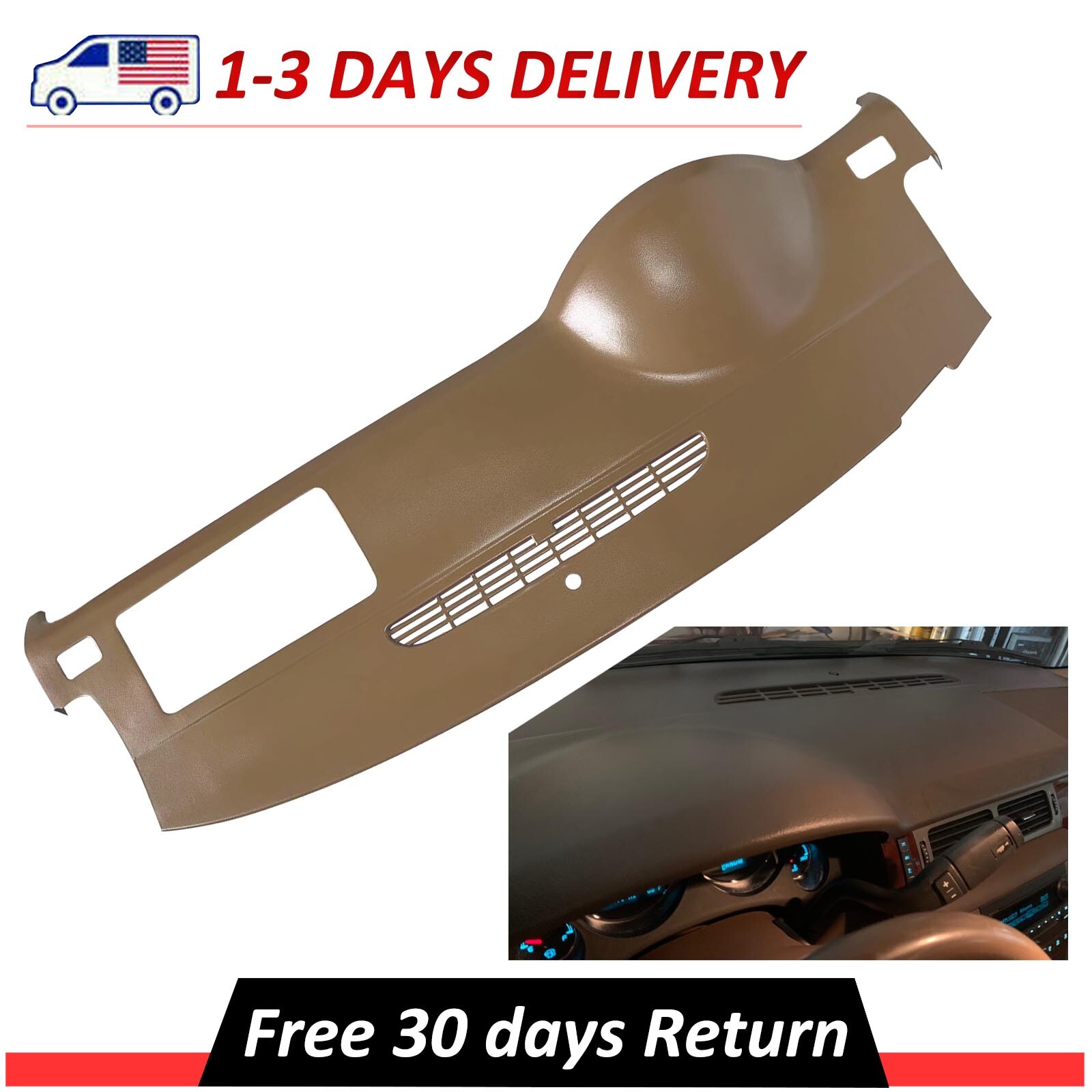 Fits For Avalanche Tahoe Yukon Suburban 20072014 Molded Dash Cover