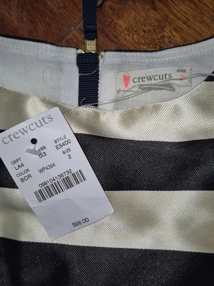 Vestido sin mangas Crewcuts J Crew para niña pequeña NUEVO CON ETIQUETAS $98 Foto 2 de 3