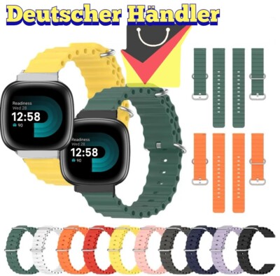 Uhrenarmband Ozean Sport Für Fitbit Versa 3/4 / Sense/2 Silikon Band Strap watch