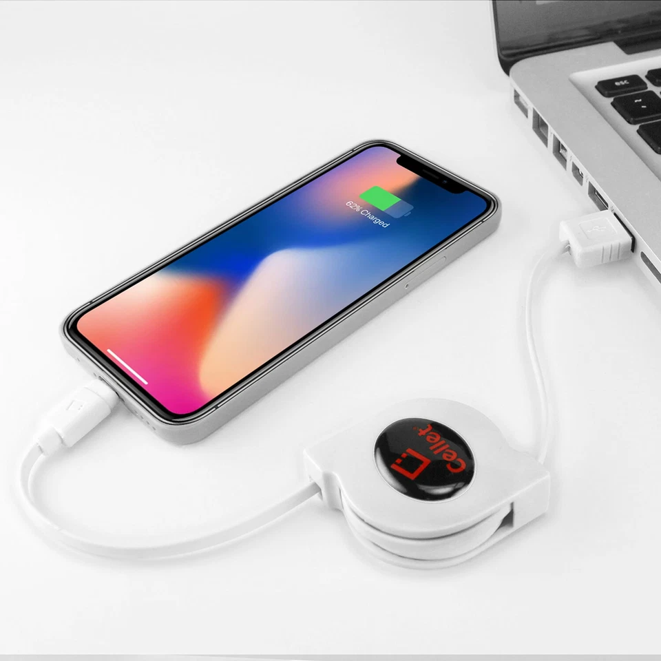 iPhone Retractable Charger Cable for iPhone 13 Pro Max mini 12 Charger Lightning - Image 3 of 4