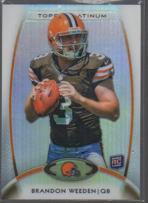 BRANDON WEEDEN 2012 TOPPS PLATINUM ROOKIE CARD #102