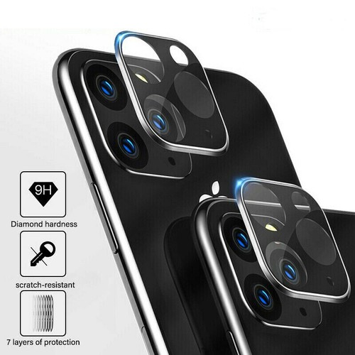 2 Pack of Apple iPhone 11 Pro Camera Lens Tempered Glass Screen Protector - Picture 5 of 11