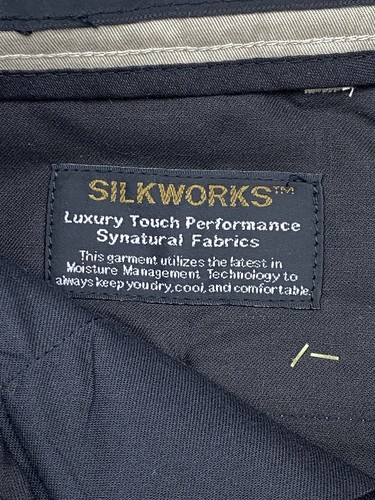 Vintage Savane Silkworks Dress Pants Beige Pleated Cuffed Men’s Size 40X32 NWT - Picture 10 of 21
