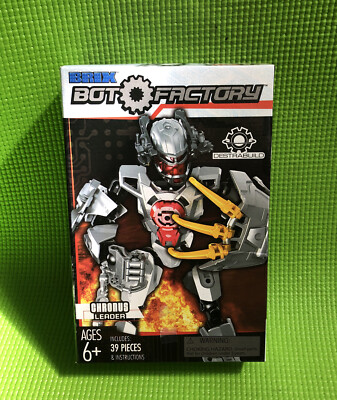 BRIX Bot Factory Destrabuild Chronus Leader Building Set 2014 New