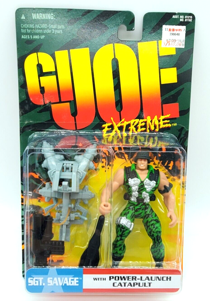 GI Joe Extreme Sgt. Savage Action Figure with Power-Launch