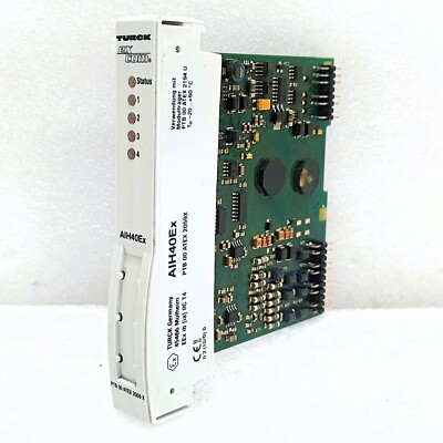 TURCK AIH40EX ANALOG INPUT PLC MODULE EXCOM I/O SYSTEM