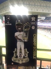Dusty Baker Houston Astros 2022 World Series Champions Gold Rush Bobblehead! LE!