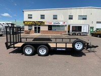 2022 SURE-TRAC 82 X 16 TUBE TOP LANDSCAPE TRAILER