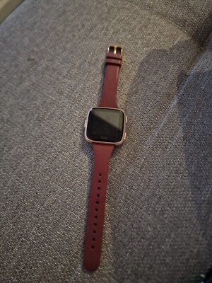 Fitbit Versa 2 ohne ladekabel ohne Packung dunkelrot 