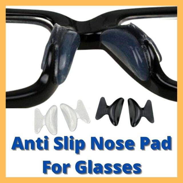 Silicone Adhesive Anti-Slip Nose Pad For Eyeglass Sunglass Optical Glass StickOn