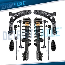 12pc Front Struts Control Arms Sway Bars Tie Rods Kit for 2001 - 2006 Mazda MPV