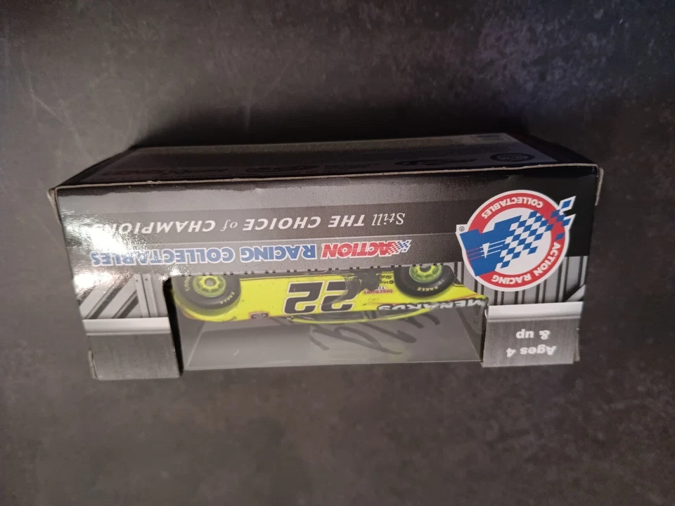 Action 2020 Austin Cindric Signed 1/64 Nascar Diecast - Image 4 of 4
