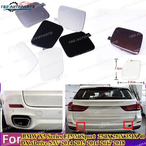 Painted Rear Bumper Tow Hook Cover For BMW X5 F15 M Sport 2014-18