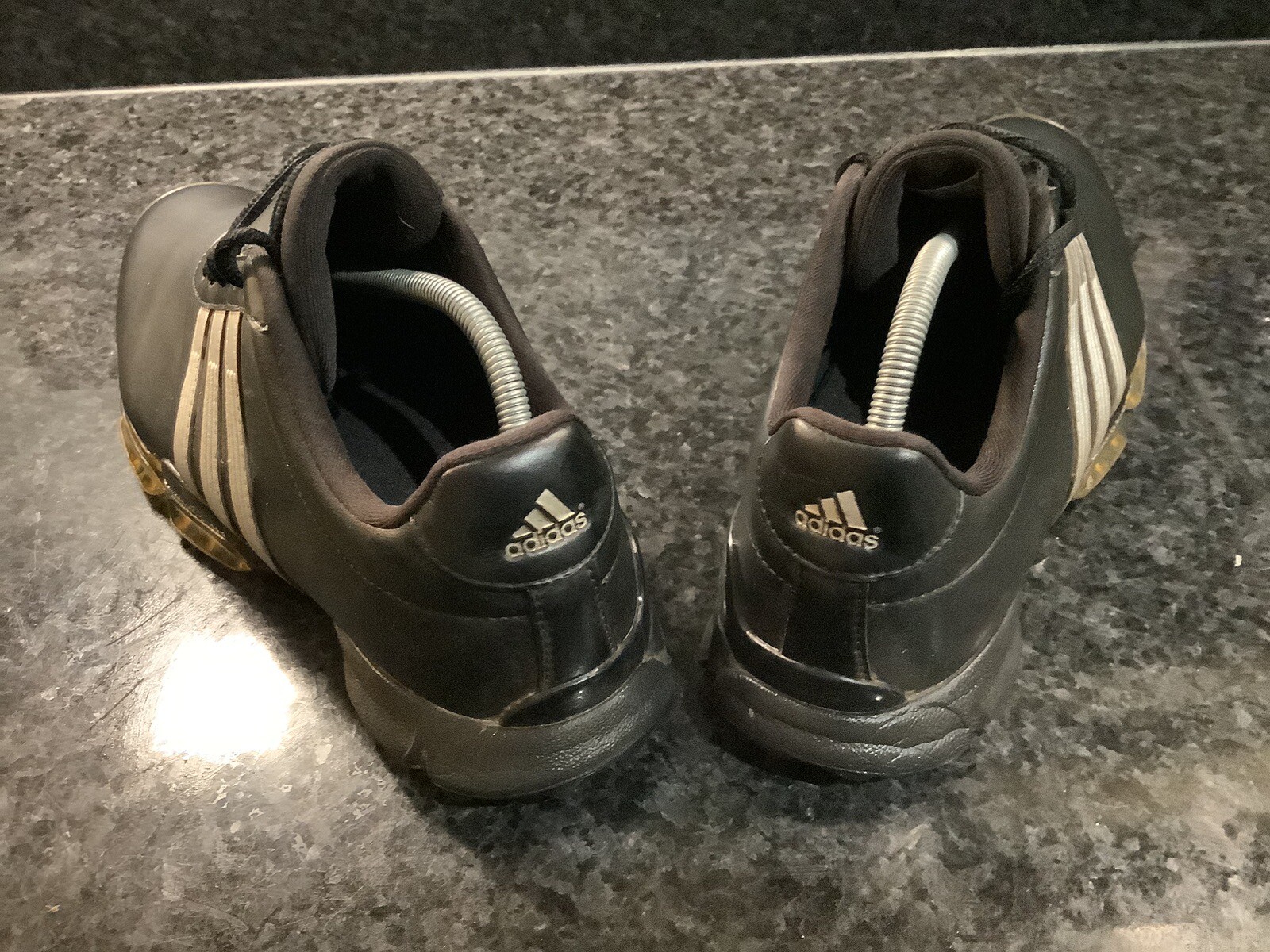 ADIDAS Powerband Chassis Mens Waterproof Leather Golf Shoes. Size 10 eBay