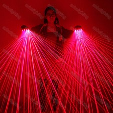 2in1 Party laser gloves 650nm Red Pro Laser Gloves Festival-Goers or Cosplayers