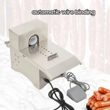 110V Electric Sausage Tying Machine Electric Sausage Knotting Binding Machine US