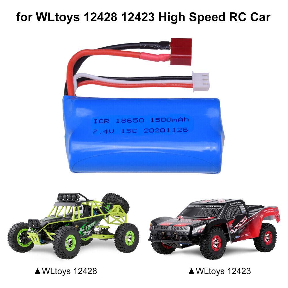 markt hooi mesh 2x 7.4V 1500Mah Battery T plug Deans for WLtoys 12428 12403 High Speed RC Car | eBay markt hooi mesh 2x 7.4V 1500Mah Battery T plug Deans for WLtoys 12428 12403 High Speed RC Car | eBay