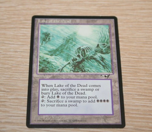 Magic: The Gathering (MTG) Alliances (1996) 1x LAKE OF THE DEAD Light Play RARE