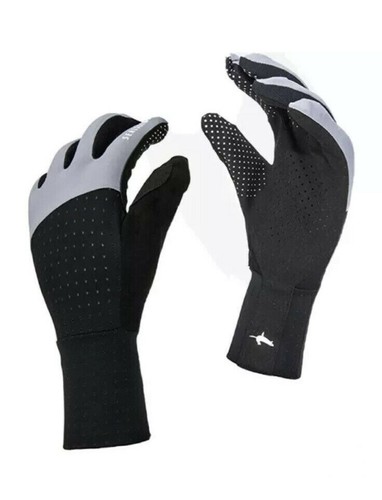SealSkinz Solo Super Thin Gloves Black Grey XL RRP £30.00 Nice Gift Genuine - Picture 2 of 4